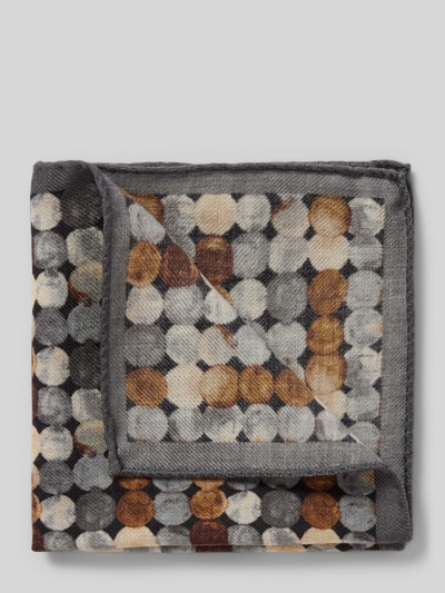 Peek & Cloppenburg VerugiaEinstecktuch mit eingefasstem Saum in anthrazit