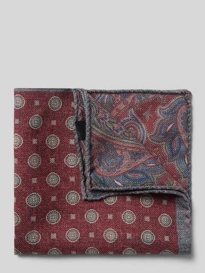 Peek & Cloppenburg VerugiaEinstecktuch mit eingefasstem Saum in aubergine