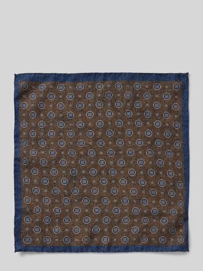 Peek & Cloppenburg VerugiaEinstecktuch Mit Eingefasstem Saum In Mittelbraun