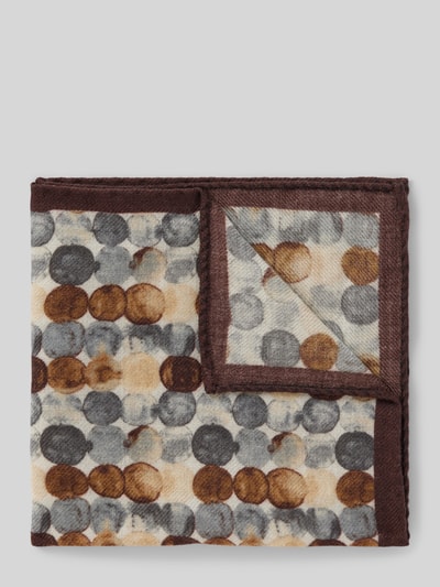 Peek & Cloppenburg VerugiaEinstecktuch mit eingefasstem Saum in mittelgrau