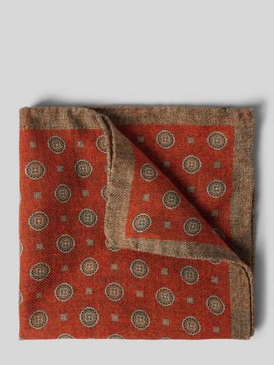 Peek & Cloppenburg VerugiaEinstecktuch Mit Eingefasstem Saum In Orange