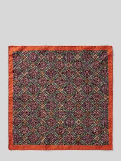 Peek & Cloppenburg VerugiaSeideneinstecktuch Mit Eingefasstem Saum In Gruen