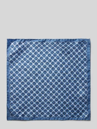 Peek & Cloppenburg VerugiaSeideneinstecktuch Mit Eingefasstem Saum In Marine