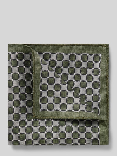 Peek & Cloppenburg VerugiaSeideneinstecktuch mit eingefasstem Saum in gruen