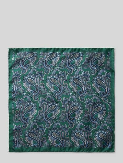 Peek & Cloppenburg VerugiaSeideneinstecktuch Mit Eingefasstem Saum In Gruen