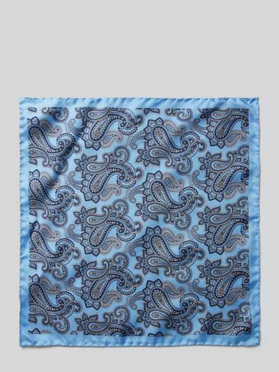 Peek & Cloppenburg VerugiaSeideneinstecktuch Mit Eingefasstem Saum In Bleu