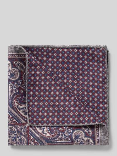 Peek & Cloppenburg VerugiaSeideneinstecktuch mit eingefasstem Saum in rot