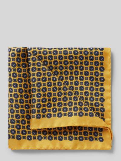 Peek & Cloppenburg VerugiaSeideneinstecktuch mit eingefasstem Saum in gelb