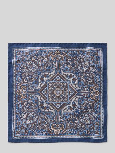 Peek & Cloppenburg VerugiaSeideneinstecktuch Mit Eingefasstem Saum In Marine