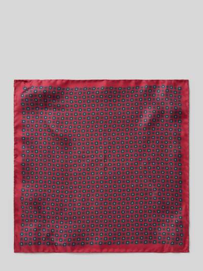 Peek & Cloppenburg VerugiaSeideneinstecktuch Mit Eingefasstem Saum In Rot