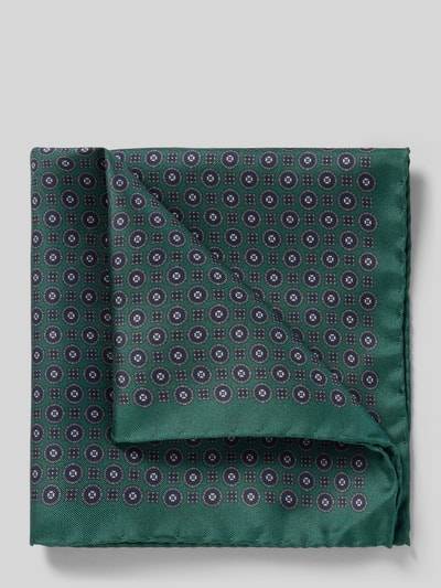 Peek & Cloppenburg VerugiaSeideneinstecktuch mit eingefasstem Saum in gruen