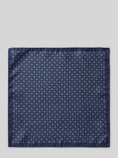 Peek & Cloppenburg VerugiaSeideneinstecktuch Mit Eingefasstem Saum In Marine