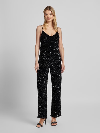 Peek & Cloppenburg VilaJumpsuit Mit Paillettenbesatz Modell 'FAITH' In Black