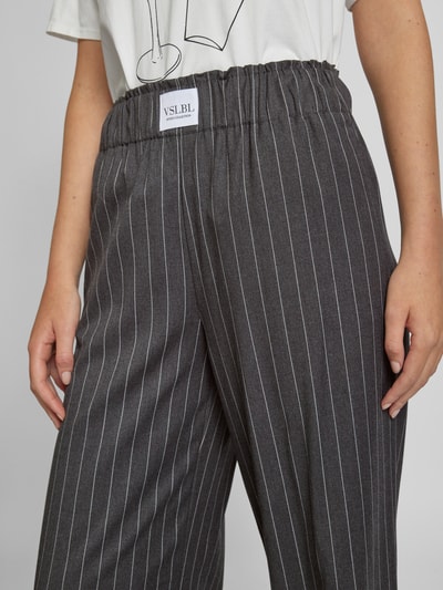 Peek & Cloppenburg VILLA SOPHIERelaxed Fit Stoffhose Mit Label-Patch Modell 'MARLEY' In Anthrazit