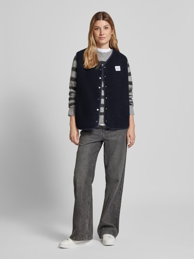 Peek & Cloppenburg VILLA SOPHIEWeste mit Label-Patch in marine