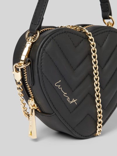 Peek & Cloppenburg WeatDamen Lederumhängetasche Mit Ziernähten In Black