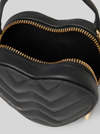 Peek & Cloppenburg WeatDamen Lederumhängetasche Mit Ziernähten In Black