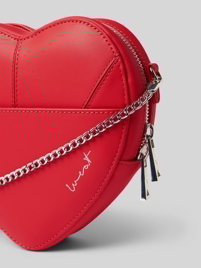 Peek & Cloppenburg WeatLederumhängetasche Mit Label-Print In Rot