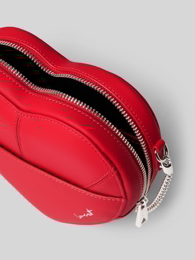 Peek & Cloppenburg WeatLederumhängetasche Mit Label-Print In Rot