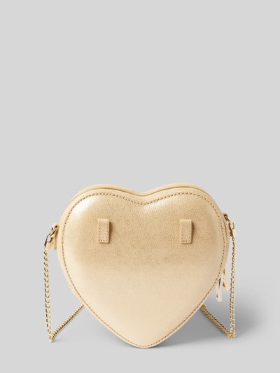 Peek & Cloppenburg WeatLederumhängetasche Mit Ziernähten In Gold