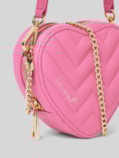 Peek & Cloppenburg WeatLederumhängetasche Mit Ziernähten In Pink