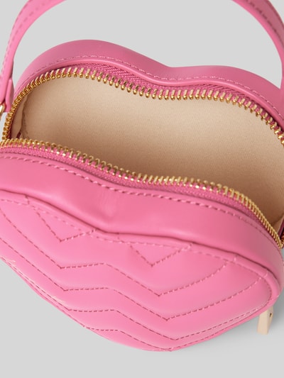 Peek & Cloppenburg WeatLederumhängetasche Mit Ziernähten In Pink