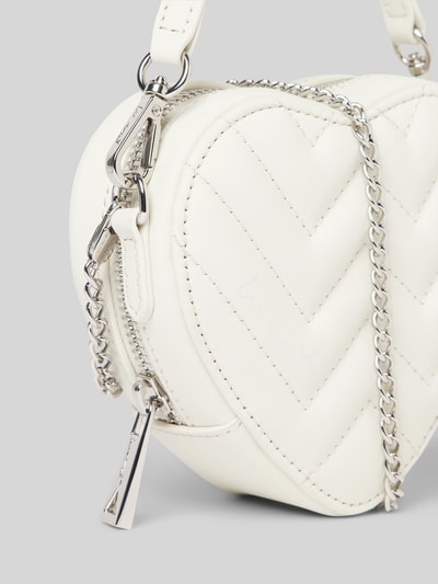 Peek & Cloppenburg WeatLederumhängetasche Mit Ziernähten In Weiss