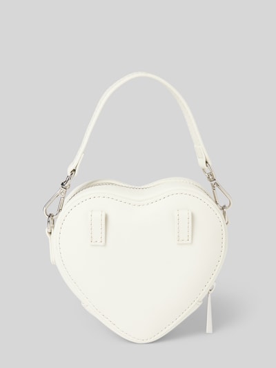 Peek & Cloppenburg WeatLederumhängetasche Mit Ziernähten In Weiss