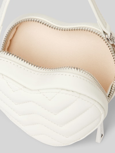 Peek & Cloppenburg WeatLederumhängetasche Mit Ziernähten In Weiss