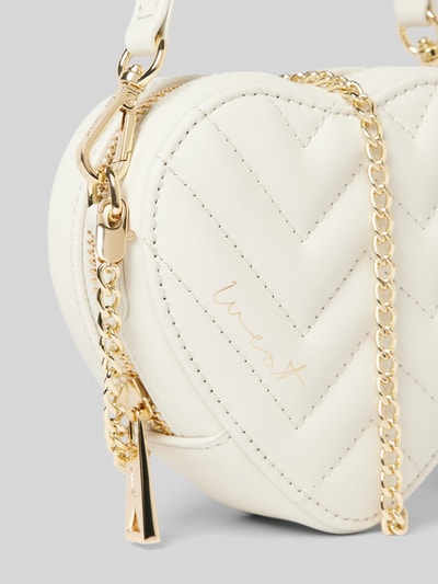 Peek & Cloppenburg WeatLederumhängetasche Mit Ziernähten In Weiss