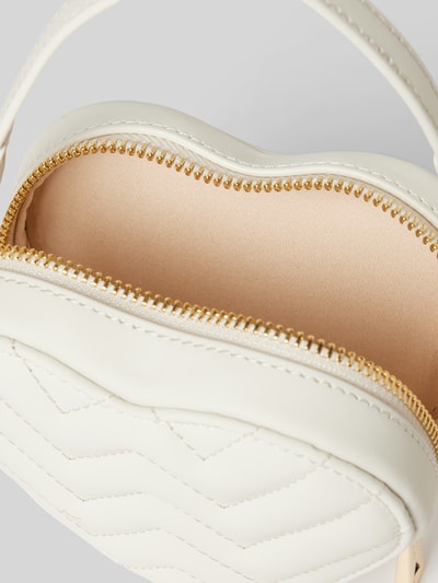 Peek & Cloppenburg WeatLederumhängetasche Mit Ziernähten In Weiss