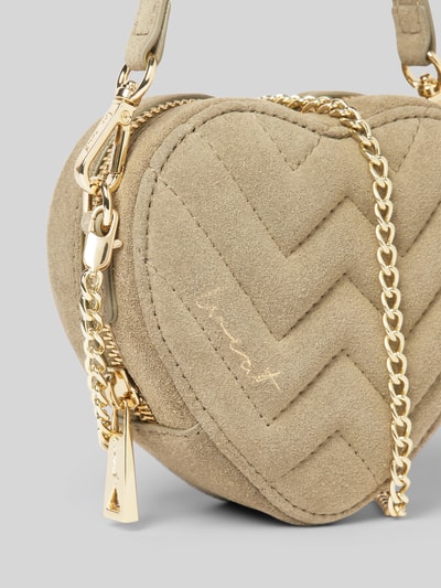 Peek & Cloppenburg WeatLederumhängetasche Mit Ziernähten In Weiss