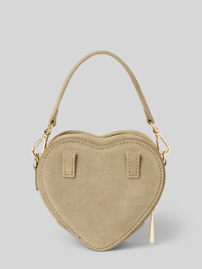 Peek & Cloppenburg WeatLederumhängetasche Mit Ziernähten In Weiss