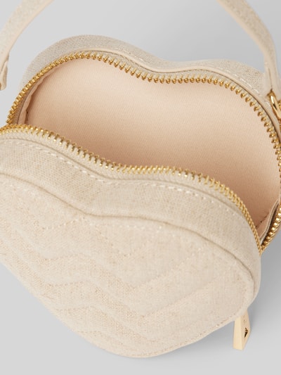 Peek & Cloppenburg WeatUmhängetasche Aus Leinen Mit Ziernähten In Beige