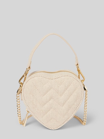 Peek & Cloppenburg WeatUmhängetasche aus Leinen mit Ziernähten in beige