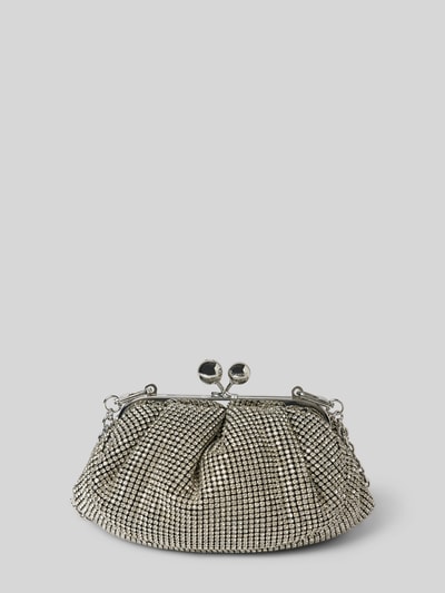 Peek & Cloppenburg Weekend Max MaraHandtasche Mit Ziersteinbesatz Und Bügelverschluss In Black