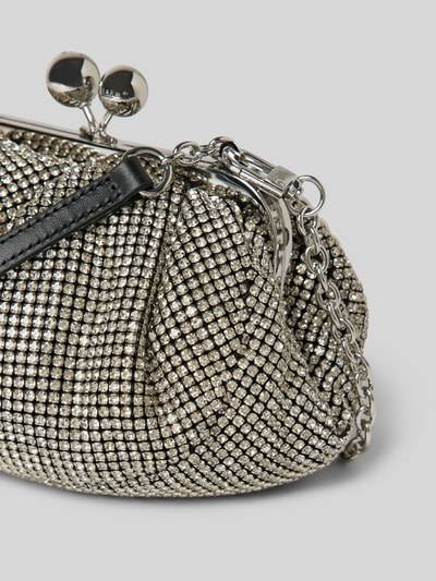 Peek & Cloppenburg Weekend Max MaraHandtasche Mit Ziersteinbesatz Und Bügelverschluss In Black