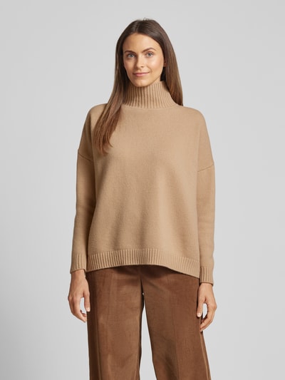 Peek & Cloppenburg Weekend Max MaraStrickpullover Mit Stehkragen Modell 'BORGIA' In Camel