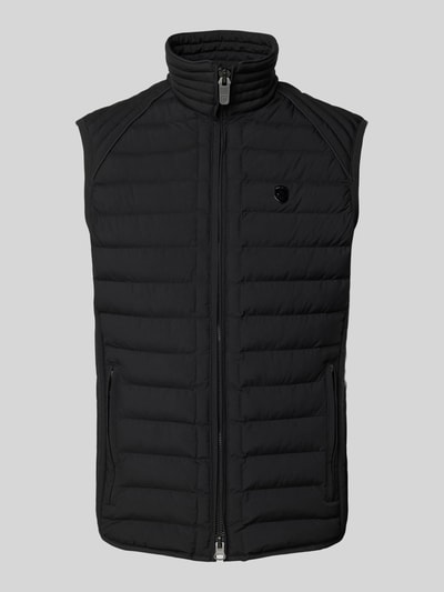 Peek & Cloppenburg WellensteynFunktions-Weste In Stepp-Optik Modell 'MOLECULE' In Black