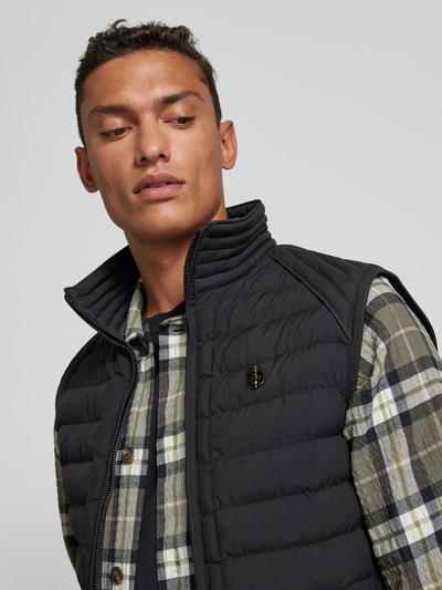 Peek & Cloppenburg WellensteynFunktions-Weste In Stepp-Optik Modell 'MOLECULE' In Black