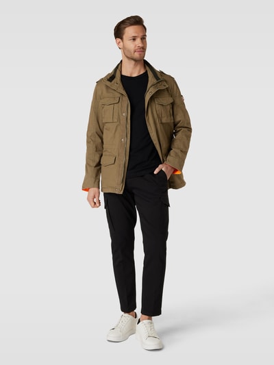Peek & Cloppenburg WellensteynFunktionsjacke in unifarbenem Design Modell 'COLONEL' in oliv