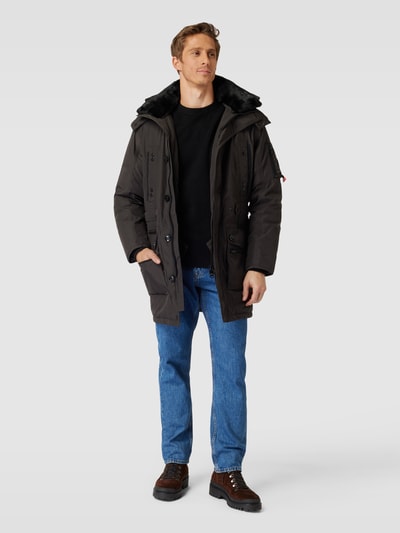 Peek & Cloppenburg WellensteynFunktionsjacke mit Kapuze Modell 'QUASAR' in black