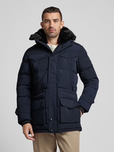 Peek & Cloppenburg WellensteynFunktionsjacke Mit Kapuze Modell 'SEAMASTER' In Marine