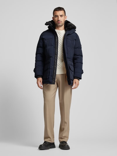 Peek & Cloppenburg WellensteynFunktionsjacke mit Kapuze Modell 'SEAMASTER' in marine