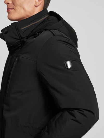 Peek & Cloppenburg WellensteynFunktionsjacke Mit Kapuze Modell 'TRAVELLER' In Black