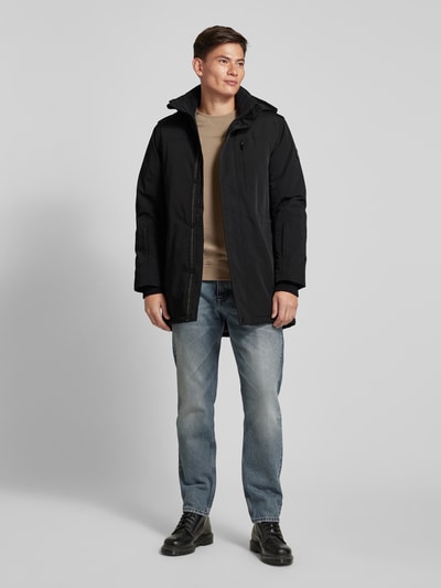 Peek & Cloppenburg WellensteynFunktionsjacke mit Kapuze Modell 'TRAVELLER' in black