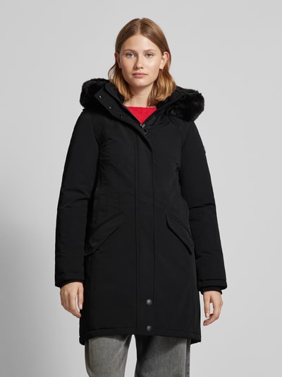 Peek & Cloppenburg WellensteynFunktionsjacke Mit Kunstfellbesatz Modell 'Domino' In Black