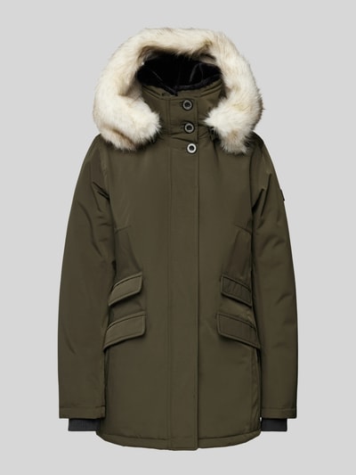 Peek & Cloppenburg WellensteynFunktionsjacke Mit Kunstfellbesatz Modell 'ENTERPRISE' In Oliv