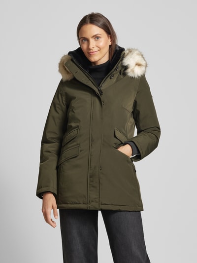 Peek & Cloppenburg WellensteynFunktionsjacke Mit Kunstfellbesatz Modell 'ENTERPRISE' In Oliv