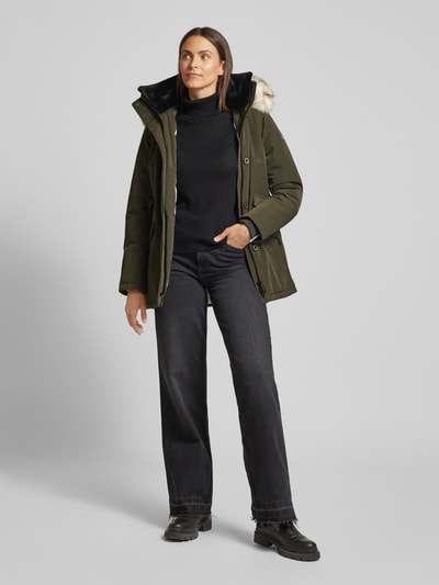 Peek & Cloppenburg WellensteynFunktionsjacke mit Kunstfellbesatz Modell 'ENTERPRISE' in oliv